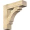 Ekena Millwork Merced Block Rough Sawn Bracket w/ Offset Brace, Douglas Fir, 8"W x 30"D x 30"H BKT0806X30X30MRC05RDF - alternate 1